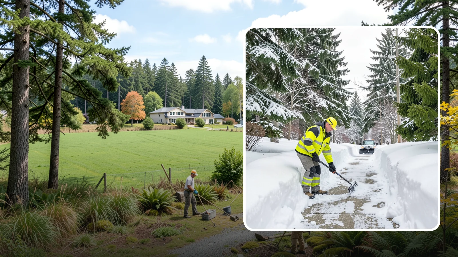 Steps Snow Removal in Lyman, Skagit County, WA - We clear exterior stairs so the highest-risk surfaces on your property stay safe with every step.