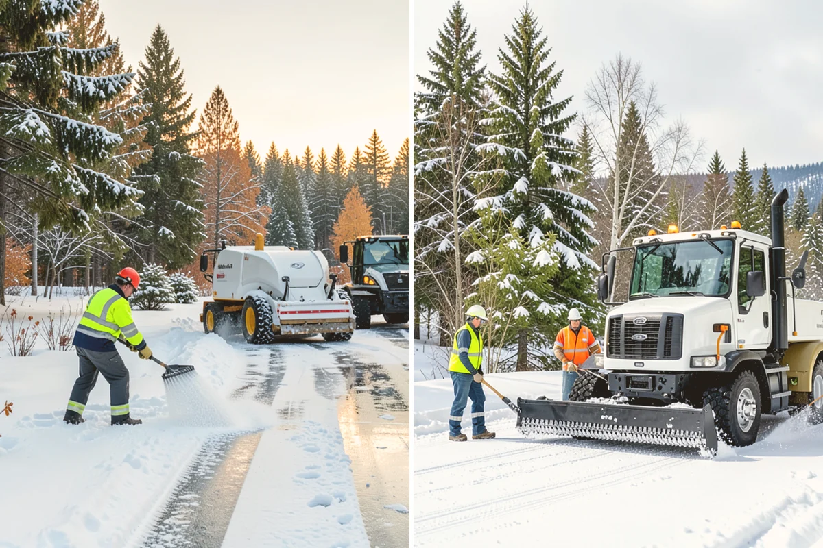 Steps Snow Removal in Lynnwood, Snohomish County, WA - We count the treads and note the step material