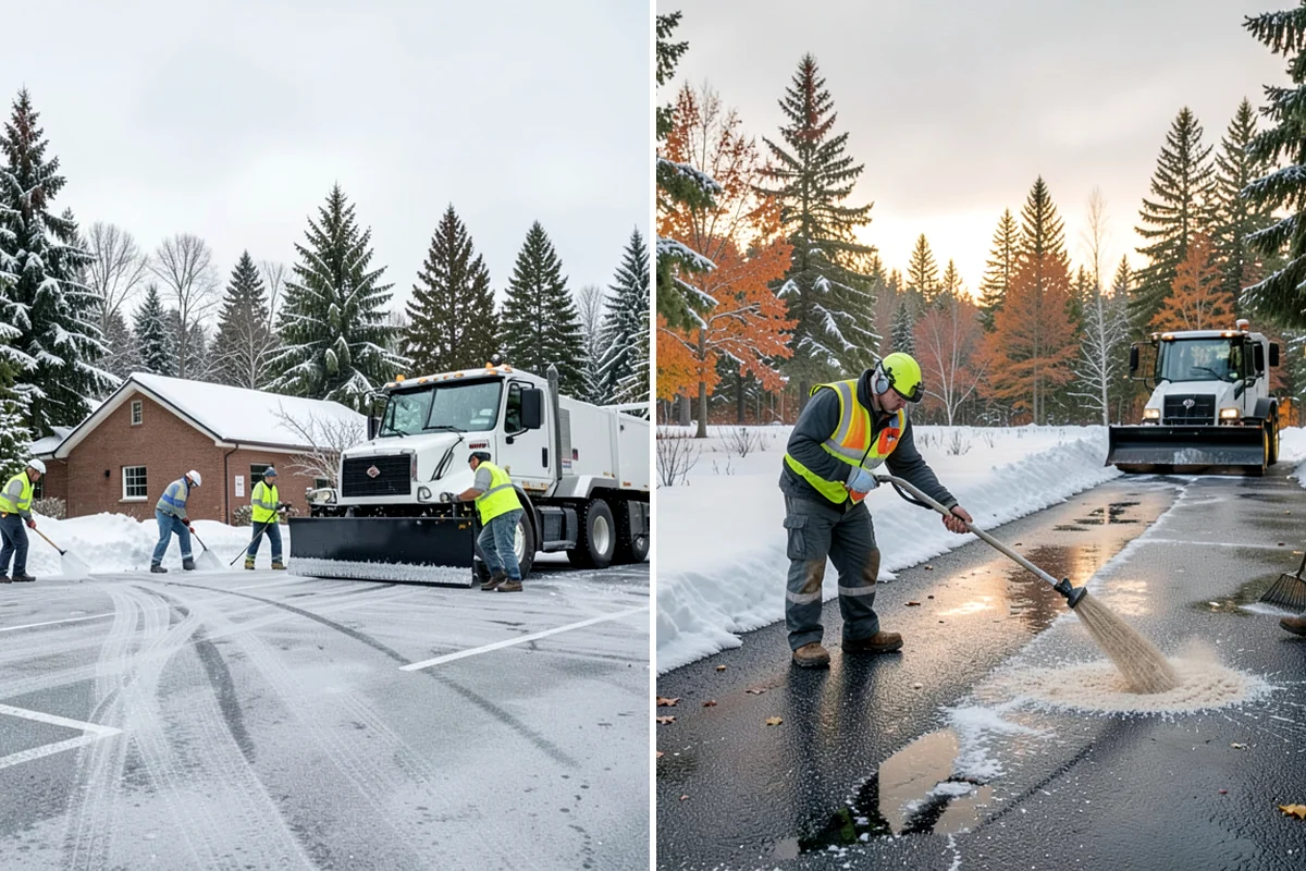 Steps Snow Removal in Maple Valley, King County, WA - We count the treads and note the step material