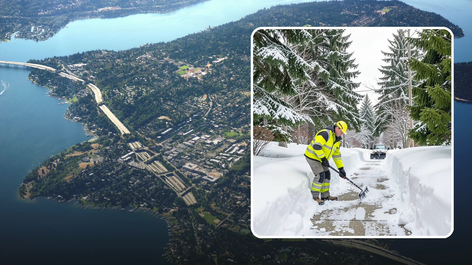 Steps Snow Removal in Mercer Island, King County, WA - We clear exterior stairs so the highest-risk surfaces on your property stay safe with every step.