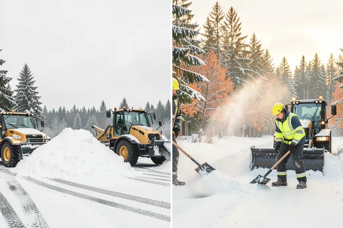 Steps Snow Removal in Monroe, Snohomish County, WA - We count the treads and note the step material
