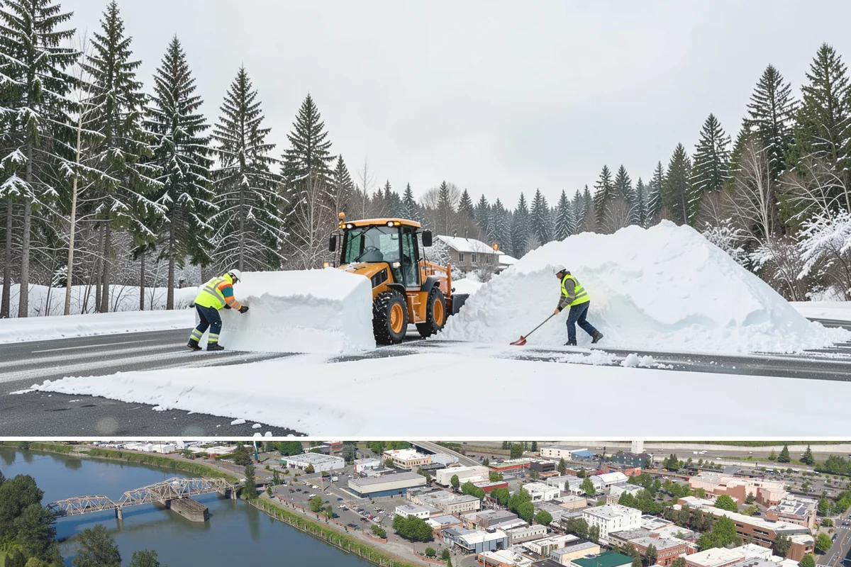 Steps Snow Removal in Mount Vernon, Skagit County, WA - Get on our list by late November so your stairs are safe from the first hard freeze of the season.