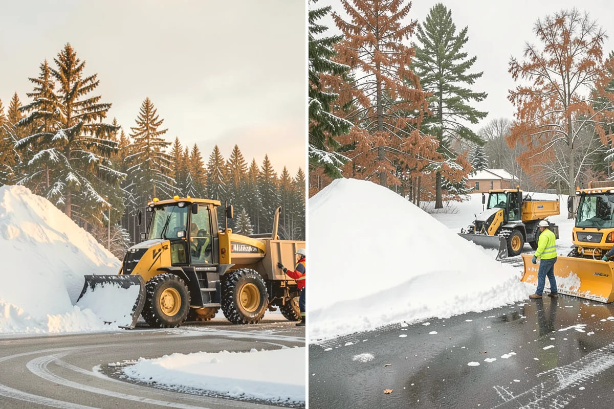 Steps Snow Removal in Orting, Pierce County, WA - We count the treads and note the step material
