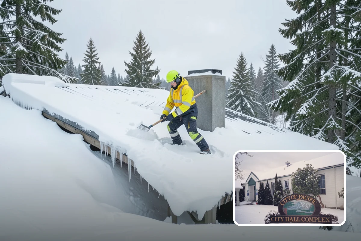 Steps Snow Removal in Pacific, King County, WA - Targets the treads and nosings where slips begin