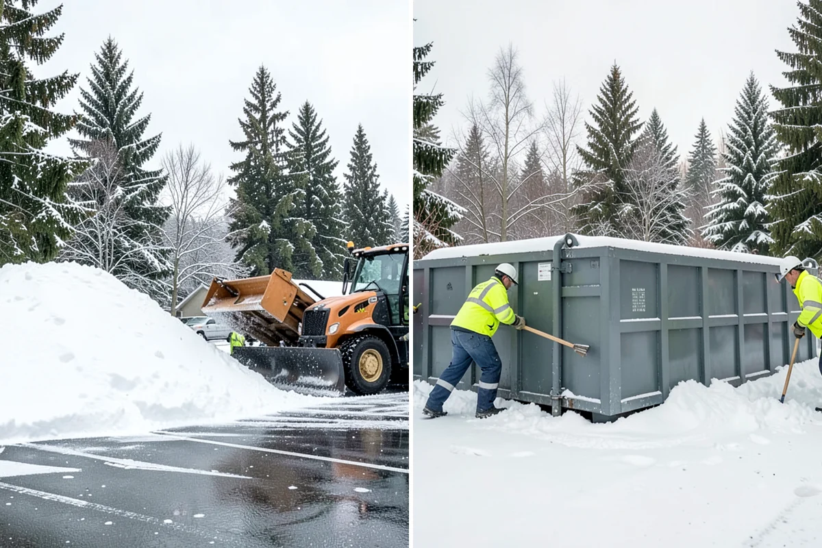 Steps Snow Removal in Pacific, King County, WA - We count the treads and note the step material