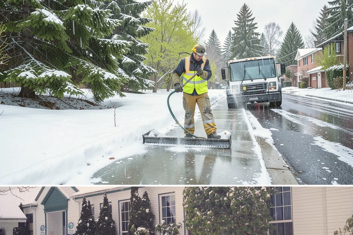Steps Snow Removal in Pacific, King County, WA - Get on our list by late November so your stairs are safe from the first hard freeze of the season.