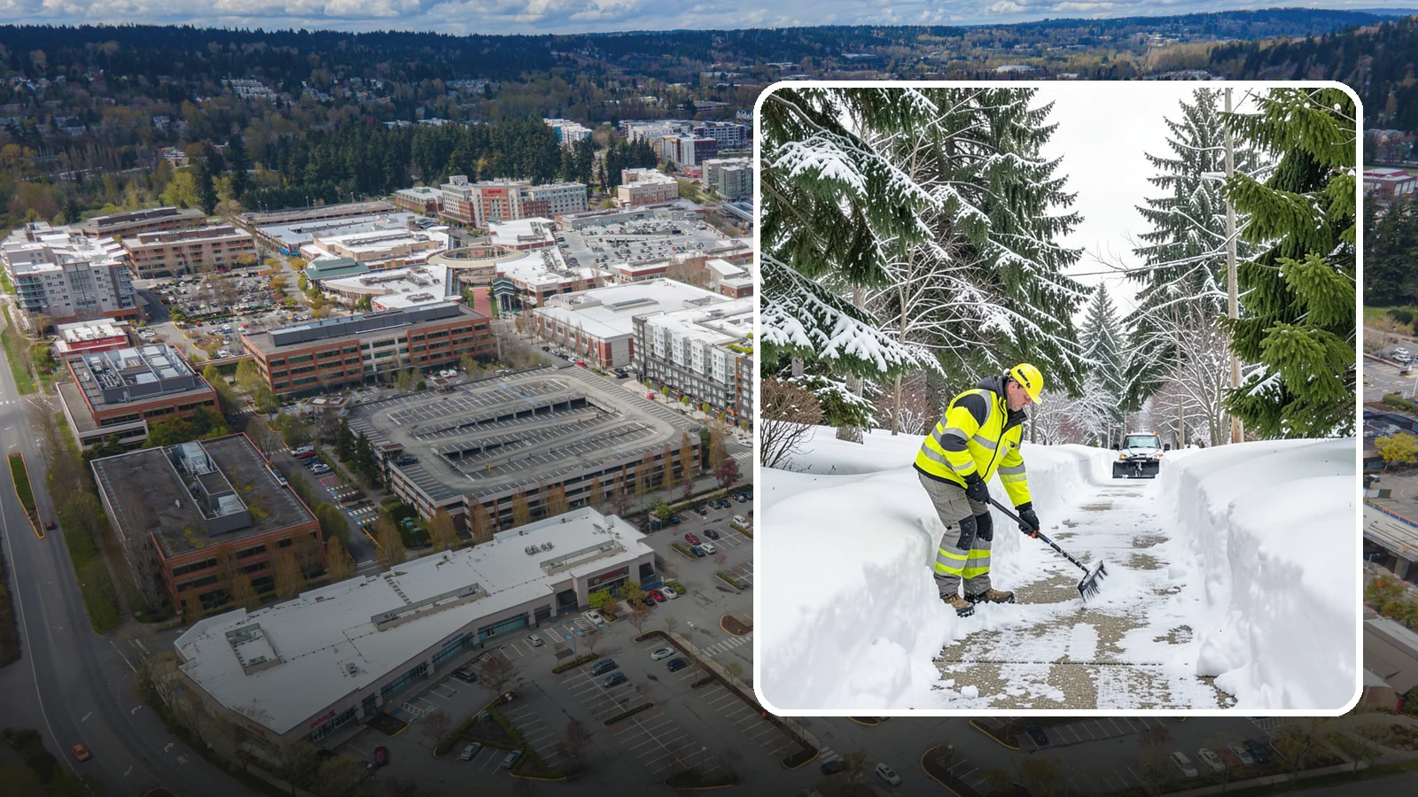 Steps Snow Removal in Redmond, King County, WA - We clear exterior stairs so the highest-risk surfaces on your property stay safe with every step.