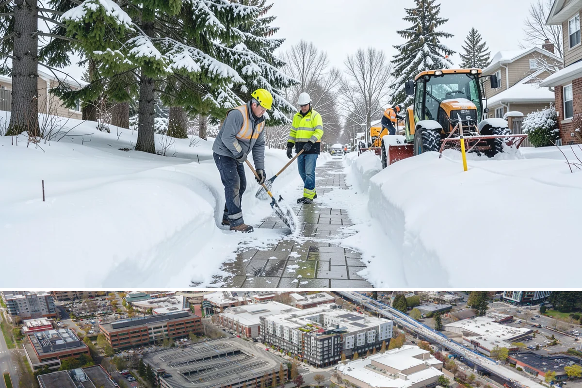 Steps Snow Removal in Redmond, King County, WA - Get on our list by late November so your stairs are safe from the first hard freeze of the season.