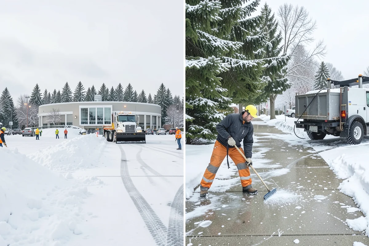 Steps Snow Removal in Renton, King County, WA - We count the treads and note the step material