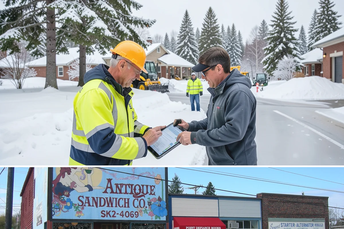 Steps Snow Removal in Ruston, Pierce County, WA - Get on our list by late November so your stairs are safe from the first hard freeze of the season.