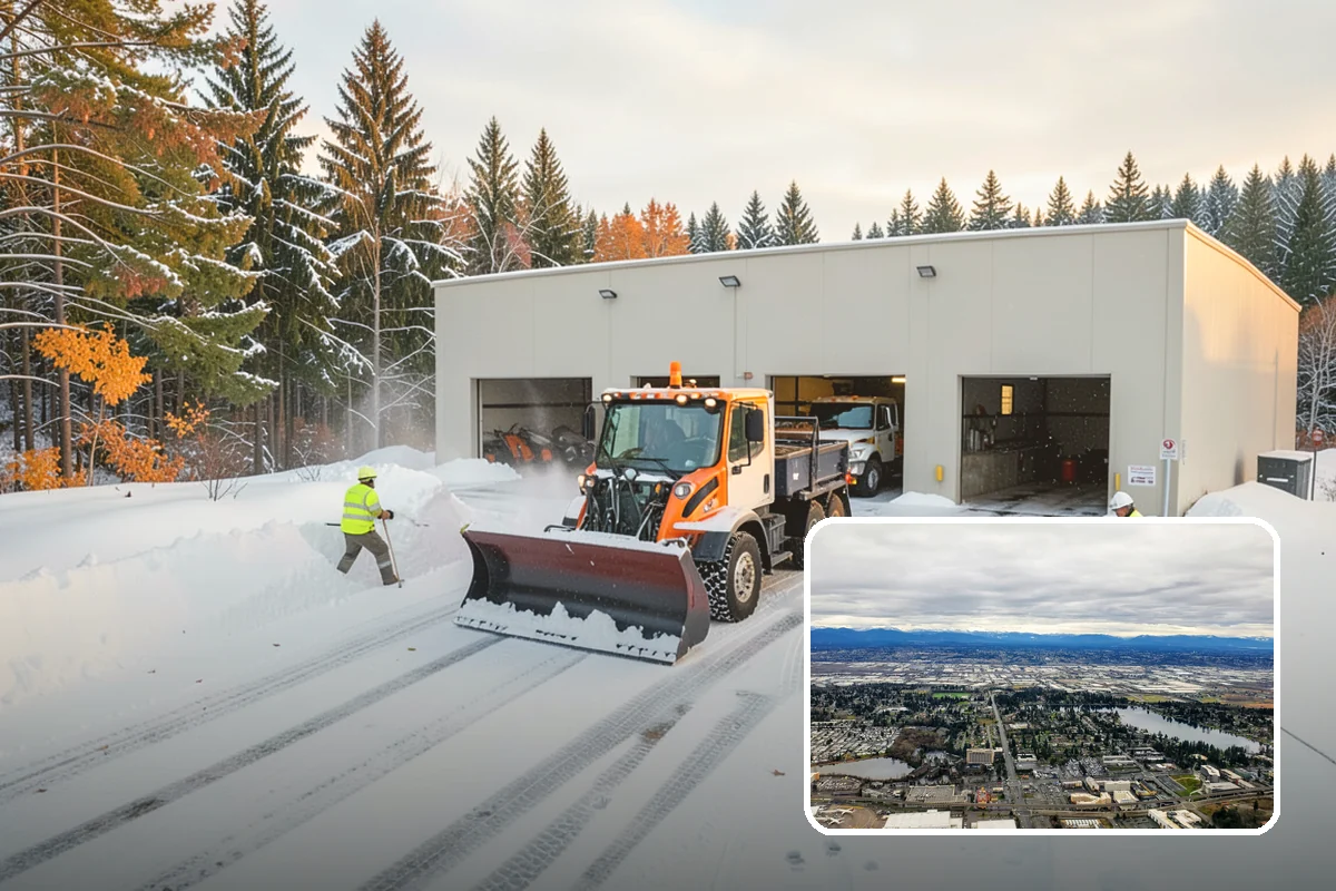 Steps Snow Removal in SeaTac, King County, WA - Targets the treads and nosings where slips begin