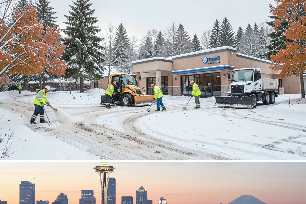 Steps Snow Removal in Seattle, King County, WA - Get on our list by late November so your stairs are safe from the first hard freeze of the season.
