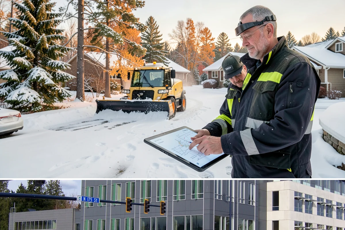 Steps Snow Removal in Shoreline, King County, WA - Get on our list by late November so your stairs are safe from the first hard freeze of the season.