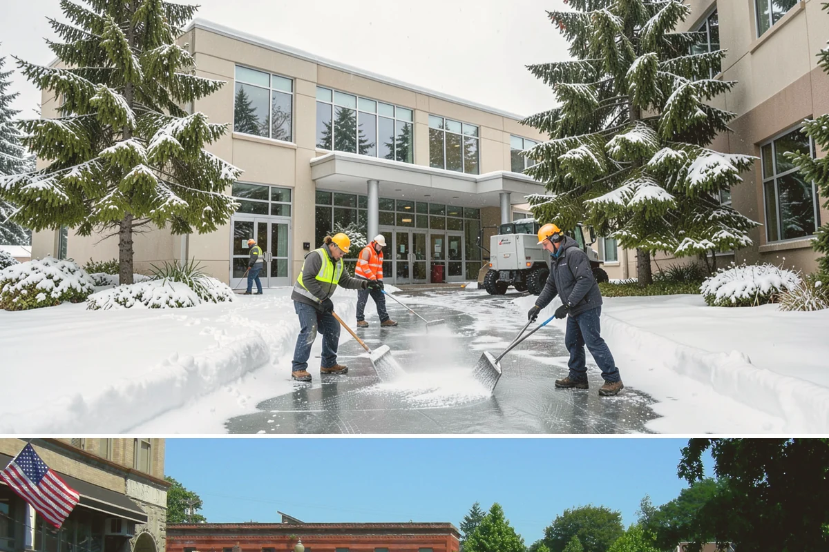 Steps Snow Removal in Snohomish, Snohomish County, WA - Get on our list by late November so your stairs are safe from the first hard freeze of the season.