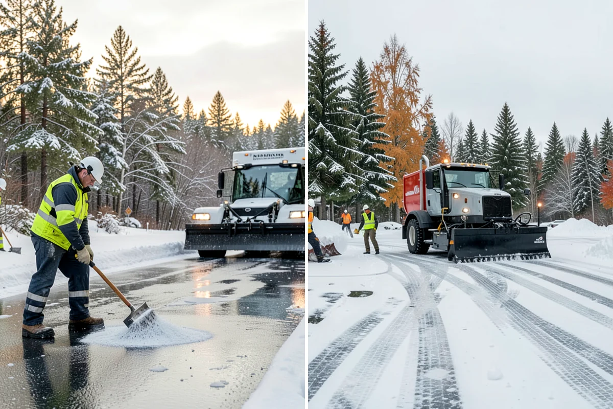 Steps Snow Removal in Snoqualmie, King County, WA - We count the treads and note the step material