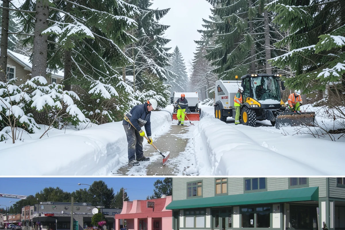 Steps Snow Removal in Snoqualmie, King County, WA - Get on our list by late November so your stairs are safe from the first hard freeze of the season.