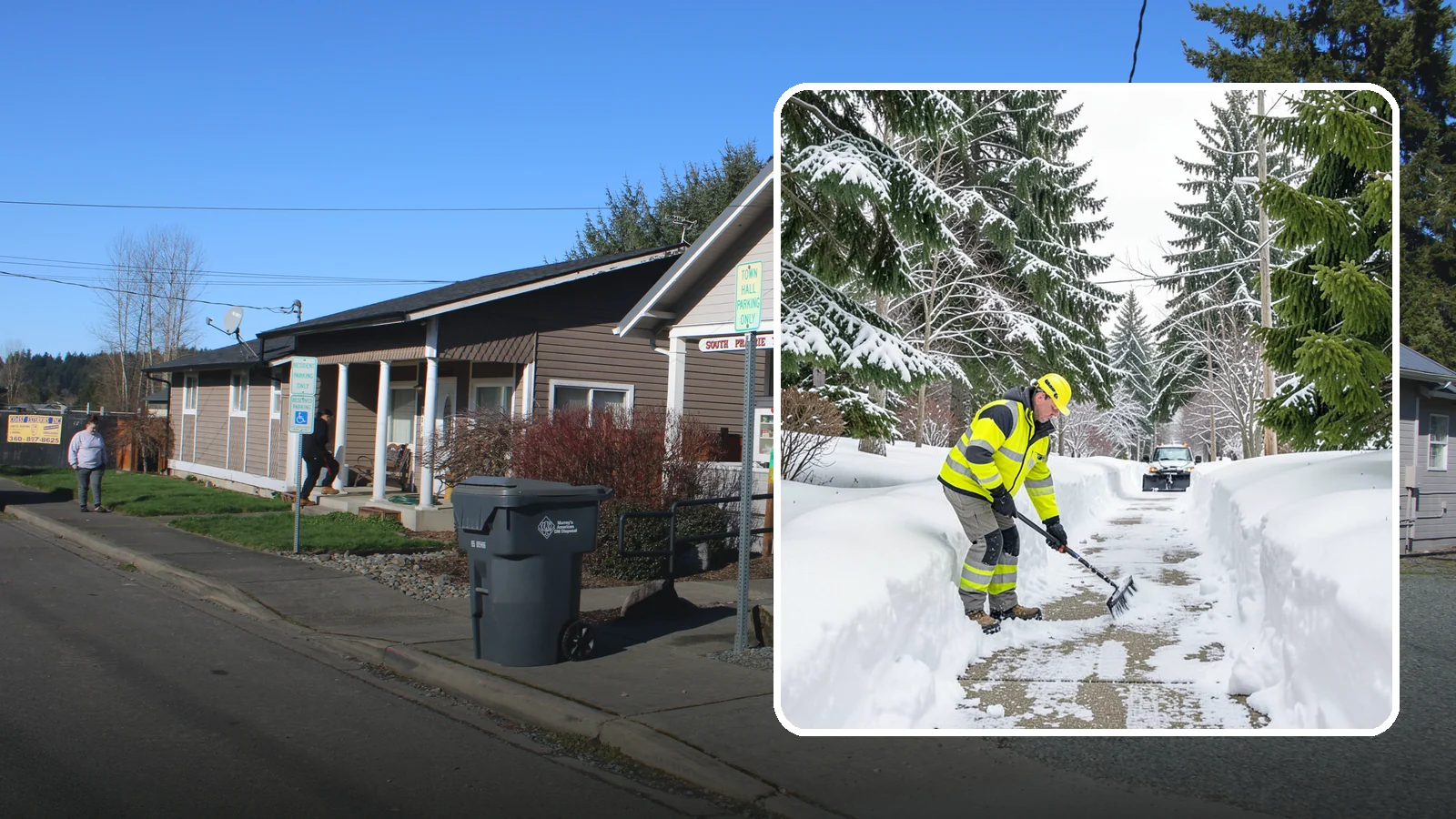 Steps Snow Removal in South Prairie, Pierce County, WA - We clear exterior stairs so the highest-risk surfaces on your property stay safe with every step.