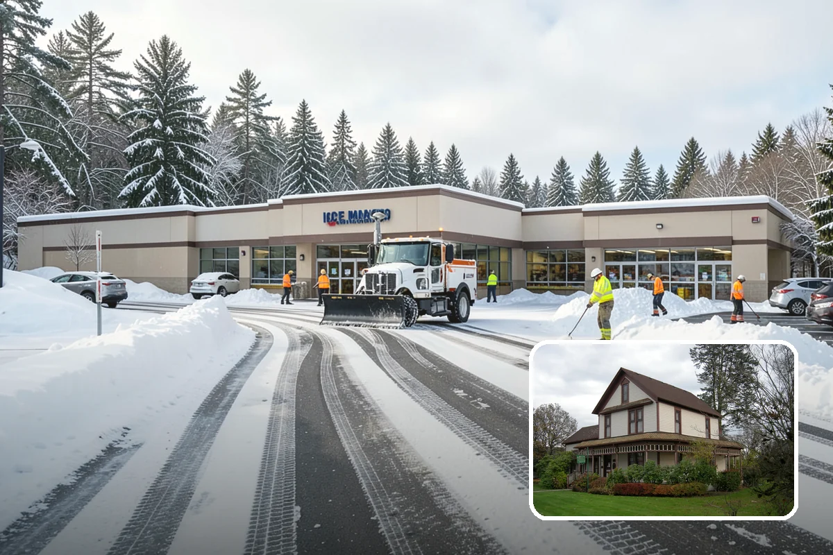 Steps Snow Removal in Sumner, Pierce County, WA - Targets the treads and nosings where slips begin
