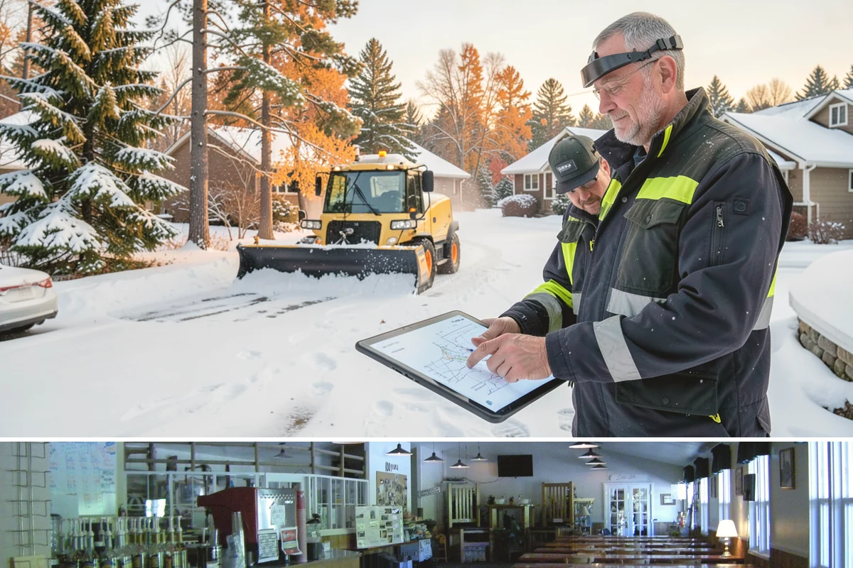 Strip Mall Snow Removal in Black Diamond, King County, WA - Strip malls need coverage December through February during lowland snow and ice days.