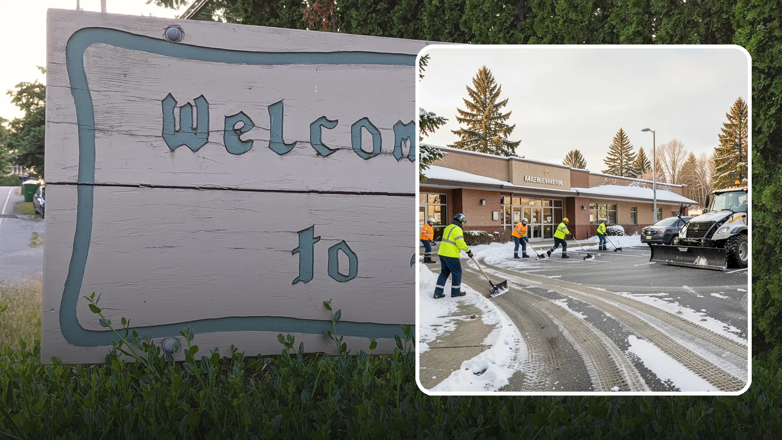 Strip Mall Snow Removal in Brier, Snohomish County, WA - We keep strip-mall storefronts, shared parking, and sidewalks clear so every tenant's customers can reach the door safely.