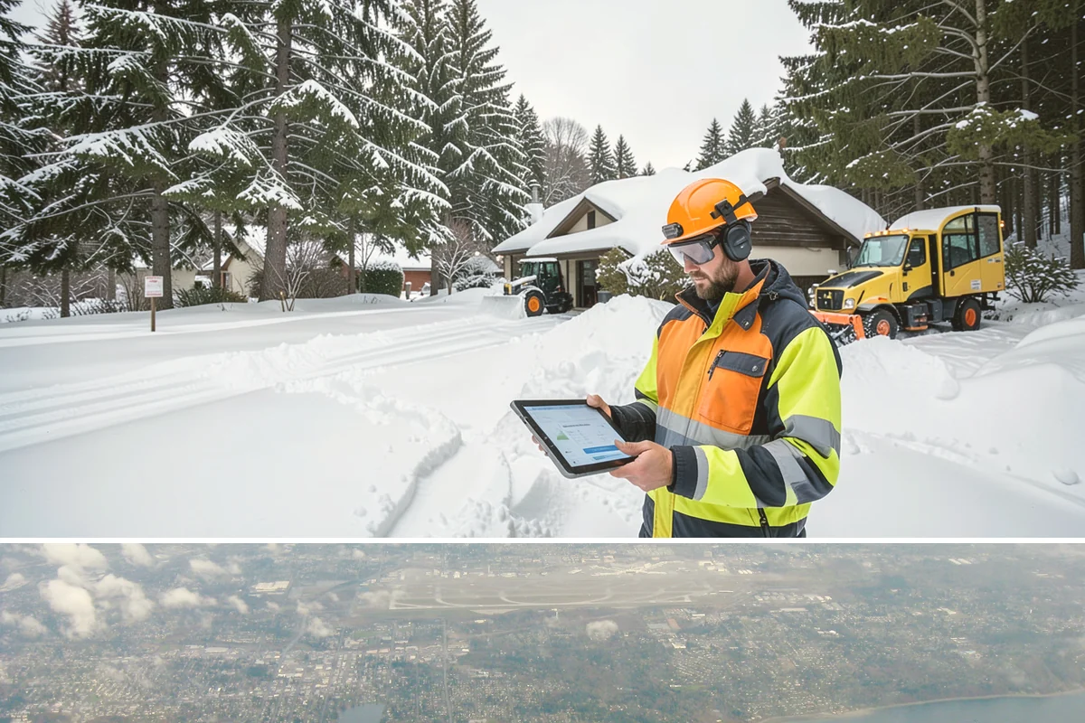 Strip Mall Snow Removal in Burien, King County, WA - Strip malls need coverage December through February during lowland snow and ice days.