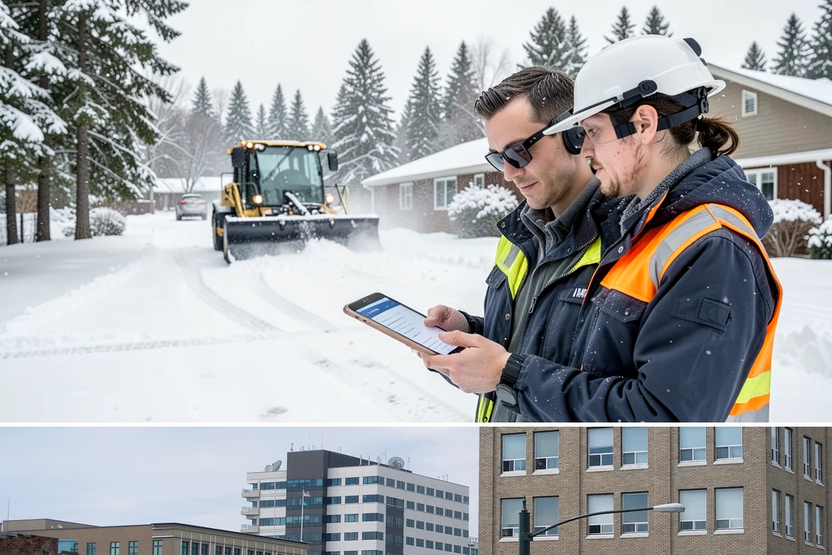 Strip Mall Snow Removal in Everett, Snohomish County, WA - Strip malls need coverage December through February during lowland snow and ice days.
