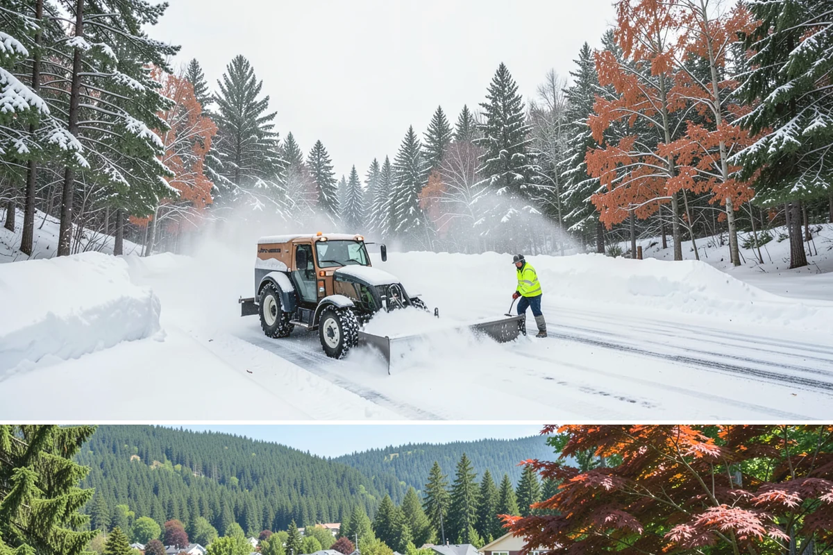 Strip Mall Snow Removal in Index, Snohomish County, WA - Strip malls need coverage December through February during lowland snow and ice days.