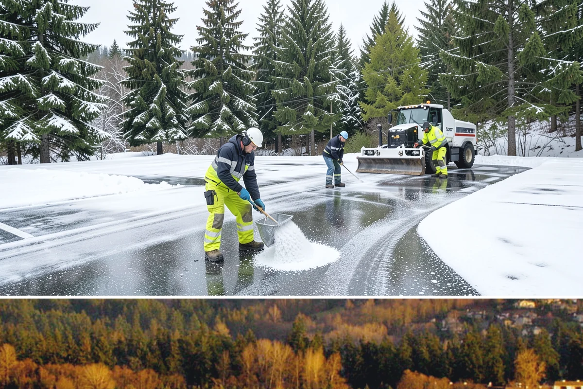 Strip Mall Snow Removal in Kenmore, King County, WA - Strip malls need coverage December through February during lowland snow and ice days.