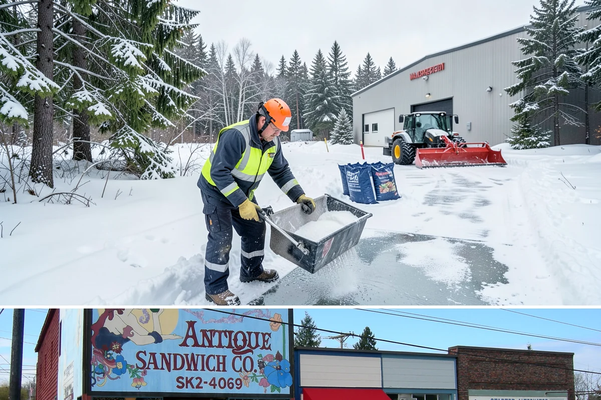 Strip Mall Snow Removal in Ruston, Pierce County, WA - Strip malls need coverage December through February during lowland snow and ice days.