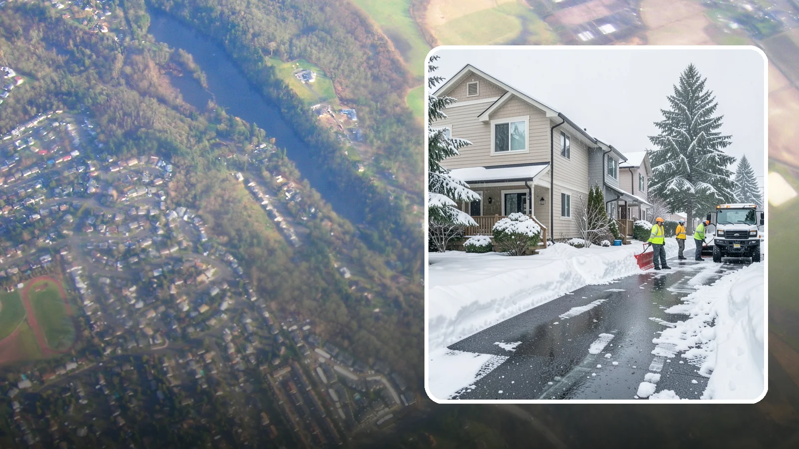 Townhome Snow Removal in Algona, King County, WA - We clear driveways, shared entries, and walkways for Western Washington townhomes where tight lots and shared access demand...
