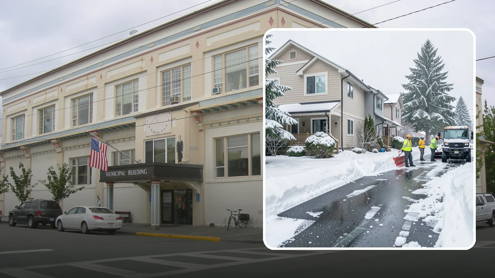 Townhome Snow Removal in Anacortes, Skagit County, WA - We clear driveways, shared entries, and walkways for Western Washington townhomes where tight lots and shared access demand...