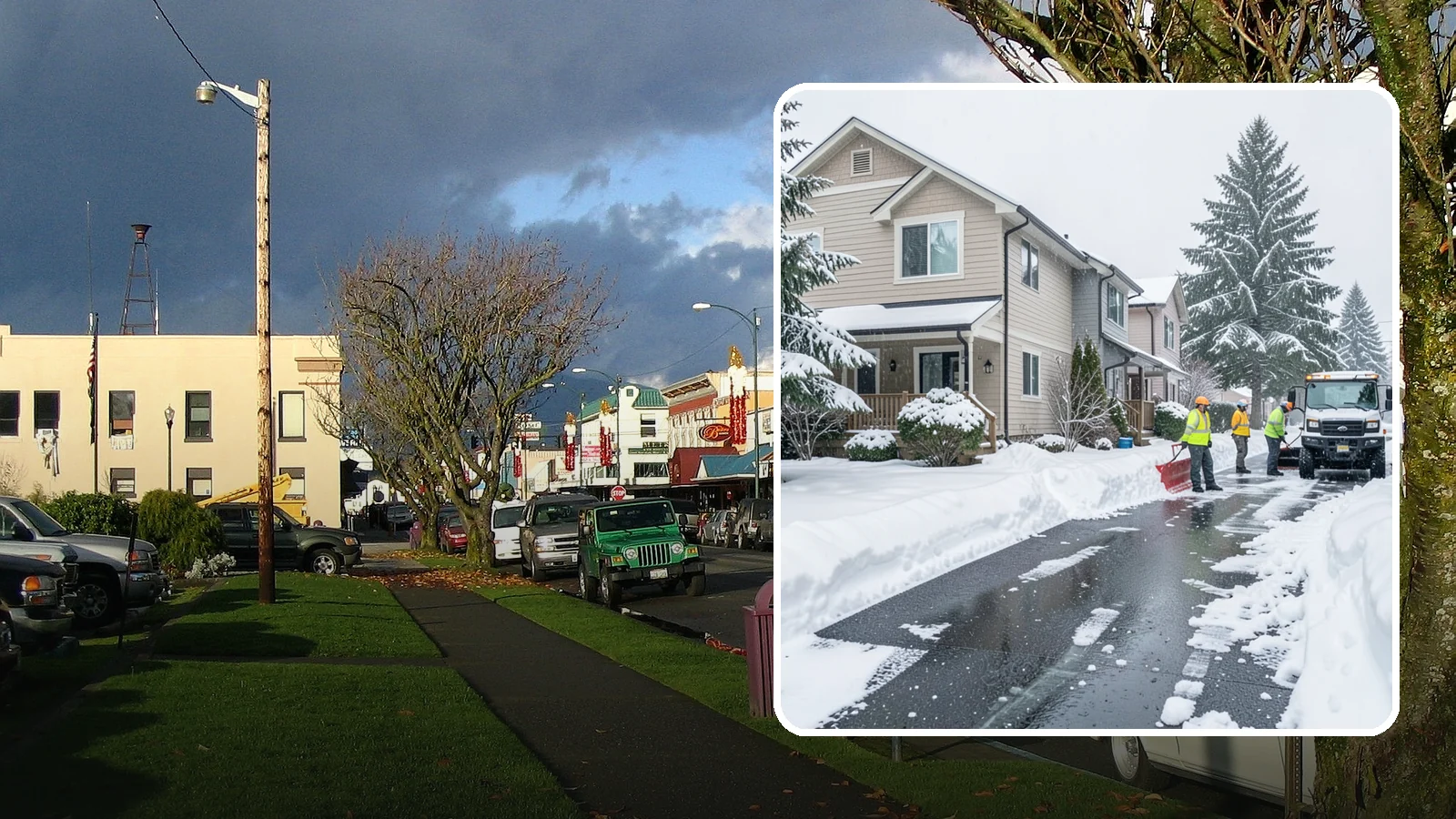 Townhome Snow Removal in Arlington, Snohomish County, WA - We clear driveways, shared entries, and walkways for Western Washington townhomes where tight lots and shared access demand...