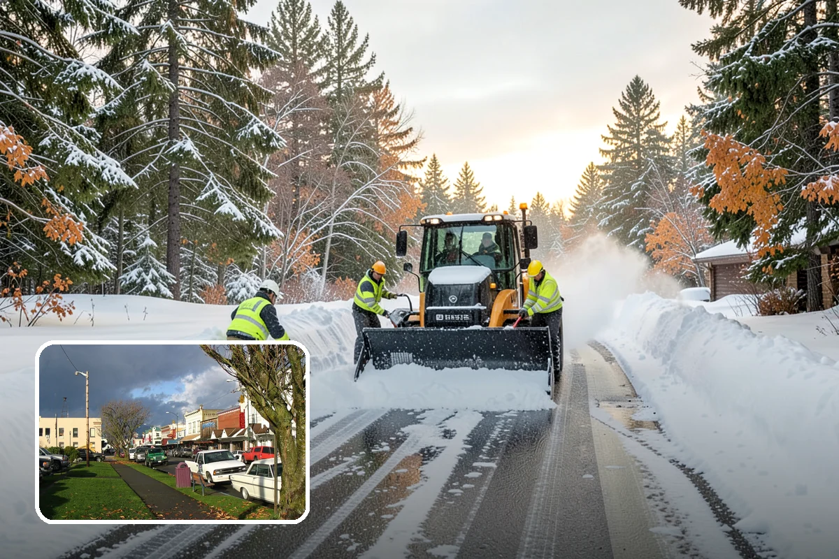 Townhome Snow Removal in Arlington, Snohomish County, WA - Coordinates clearing across shared driveways and entries