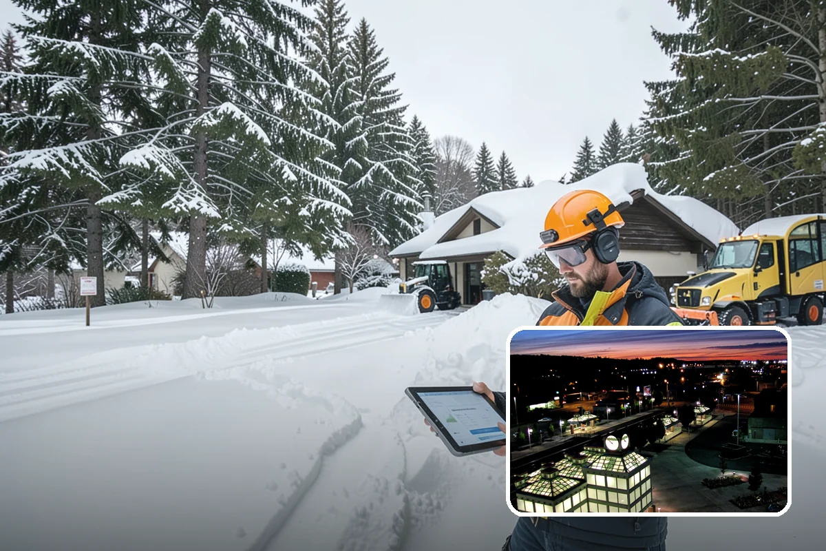 Townhome Snow Removal in Auburn, King County, WA - Coordinates clearing across shared driveways and entries