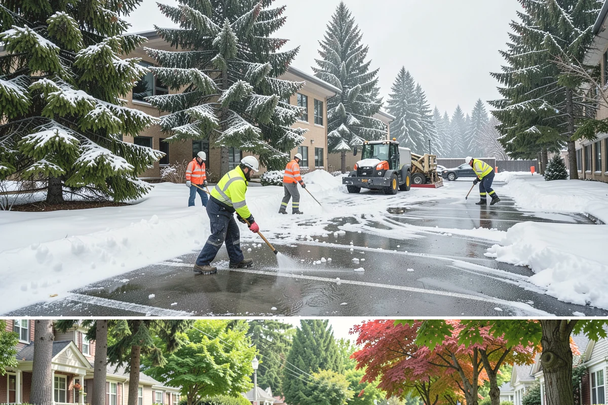 Townhome Snow Removal in Beaux Arts Village, King County, WA - Townhome clusters need prompt clearing with each lowland snowfall and follow-up treatment through the freeze-thaw days that...