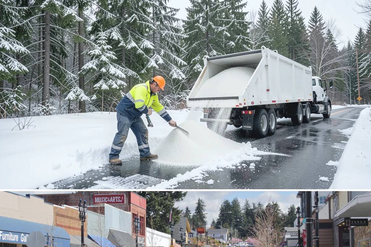 Townhome Snow Removal in Bothell, King County, WA - Townhome clusters need prompt clearing with each lowland snowfall and follow-up treatment through the freeze-thaw days that...