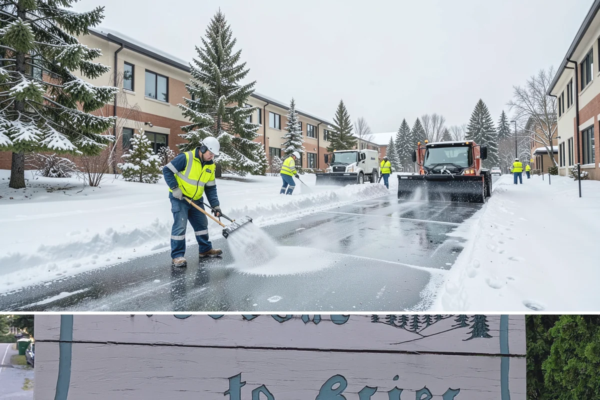 Townhome Snow Removal in Brier, Snohomish County, WA - Townhome clusters need prompt clearing with each lowland snowfall and follow-up treatment through the freeze-thaw days that...