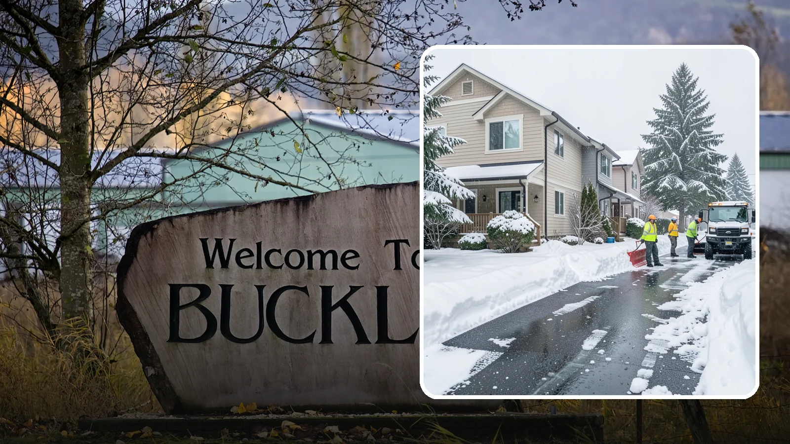 Townhome Snow Removal in Buckley, Pierce County, WA - We clear driveways, shared entries, and walkways for Western Washington townhomes where tight lots and shared access demand...