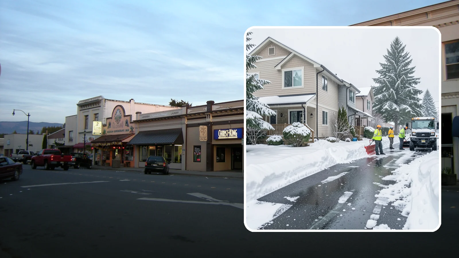 Townhome Snow Removal in Burlington, Skagit County, WA - We clear driveways, shared entries, and walkways for Western Washington townhomes where tight lots and shared access demand...
