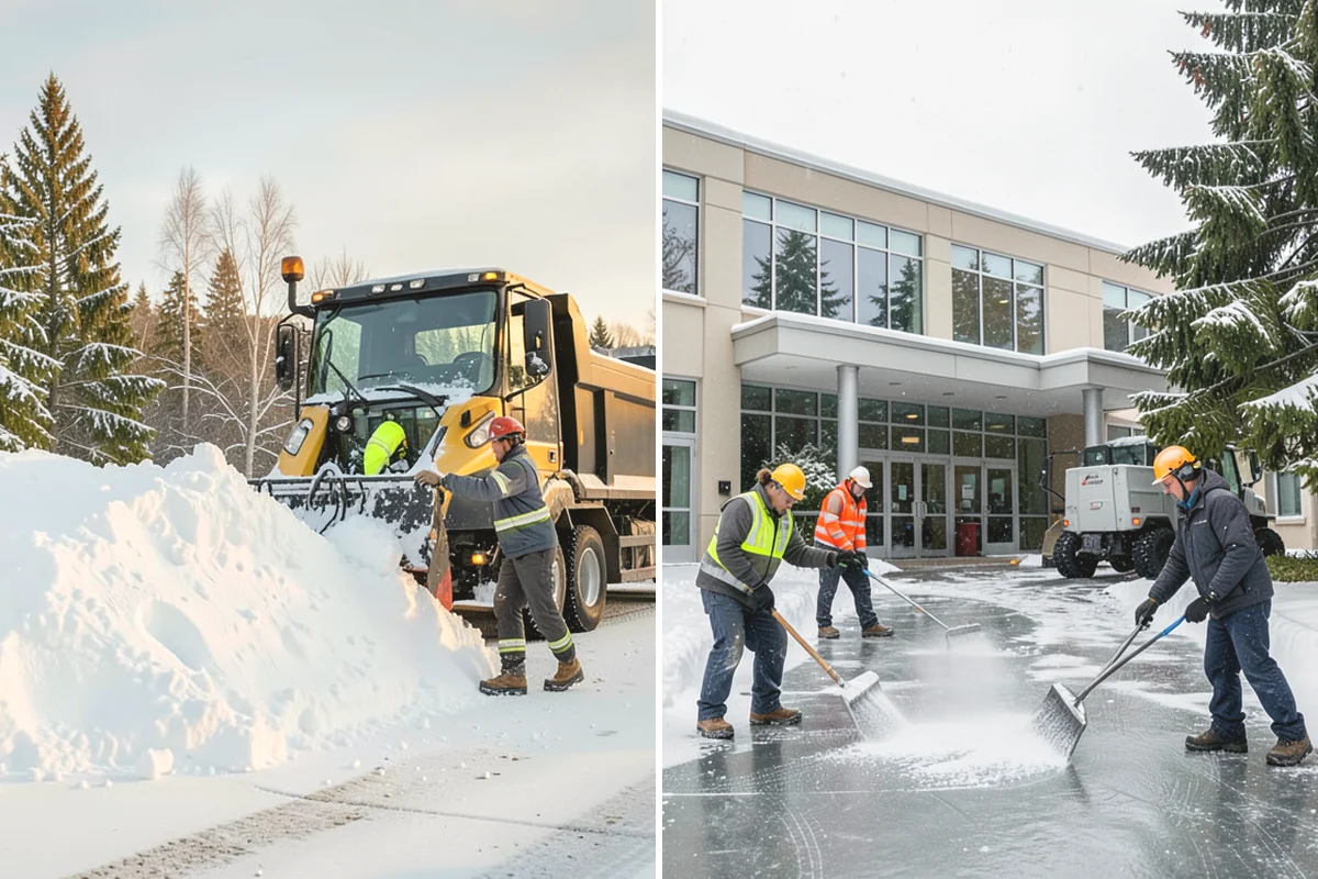 Townhome Snow Removal in Carnation, King County, WA - We map shared access, unit boundaries, and staging areas