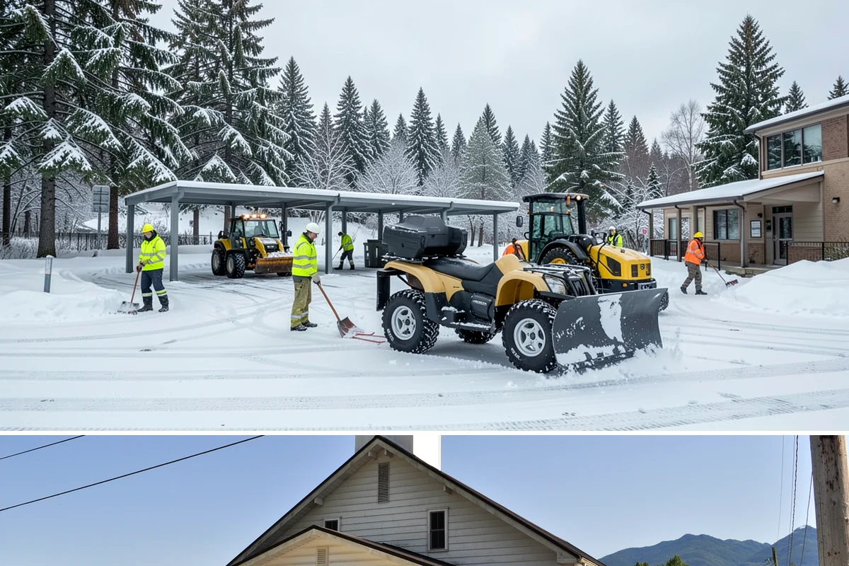 Townhome Snow Removal in Concrete, Skagit County, WA - Townhome clusters need prompt clearing with each lowland snowfall and follow-up treatment through the freeze-thaw days that...