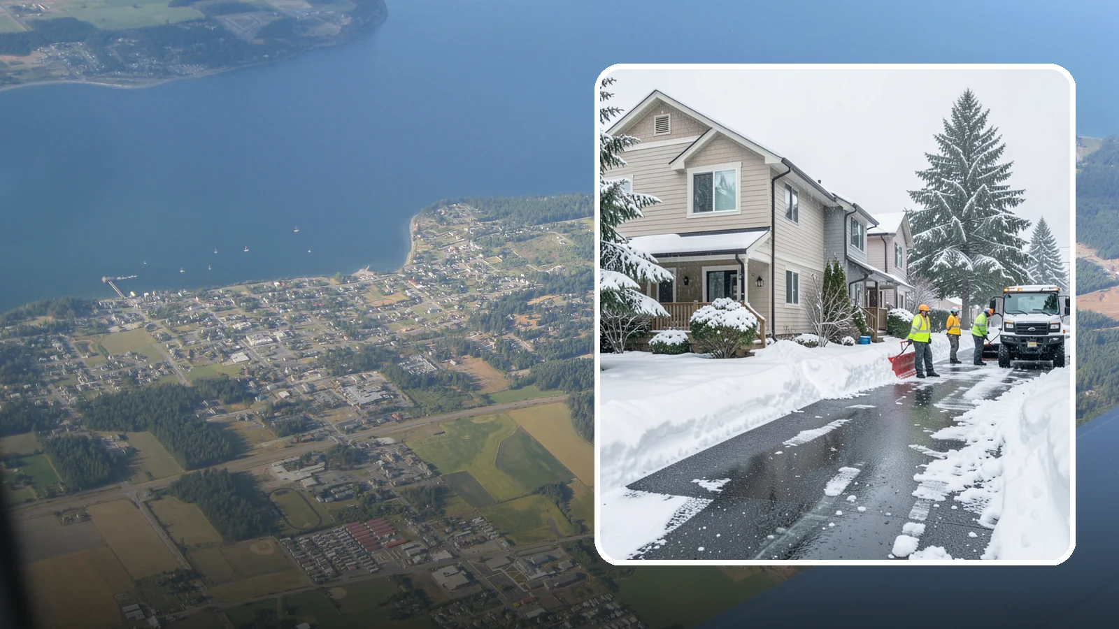 Townhome Snow Removal in Coupeville, Island County, WA - We clear driveways, shared entries, and walkways for Western Washington townhomes where tight lots and shared access demand...