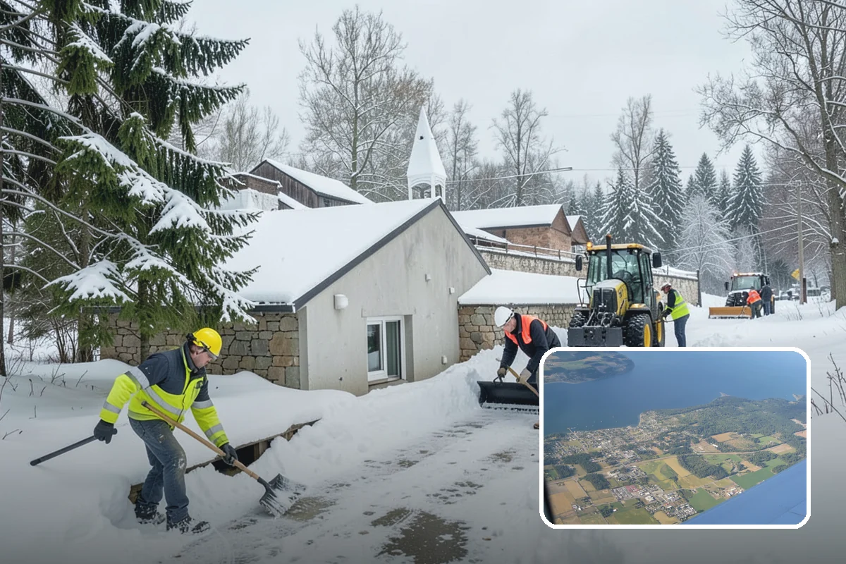 Townhome Snow Removal in Coupeville, Island County, WA - Coordinates clearing across shared driveways and entries