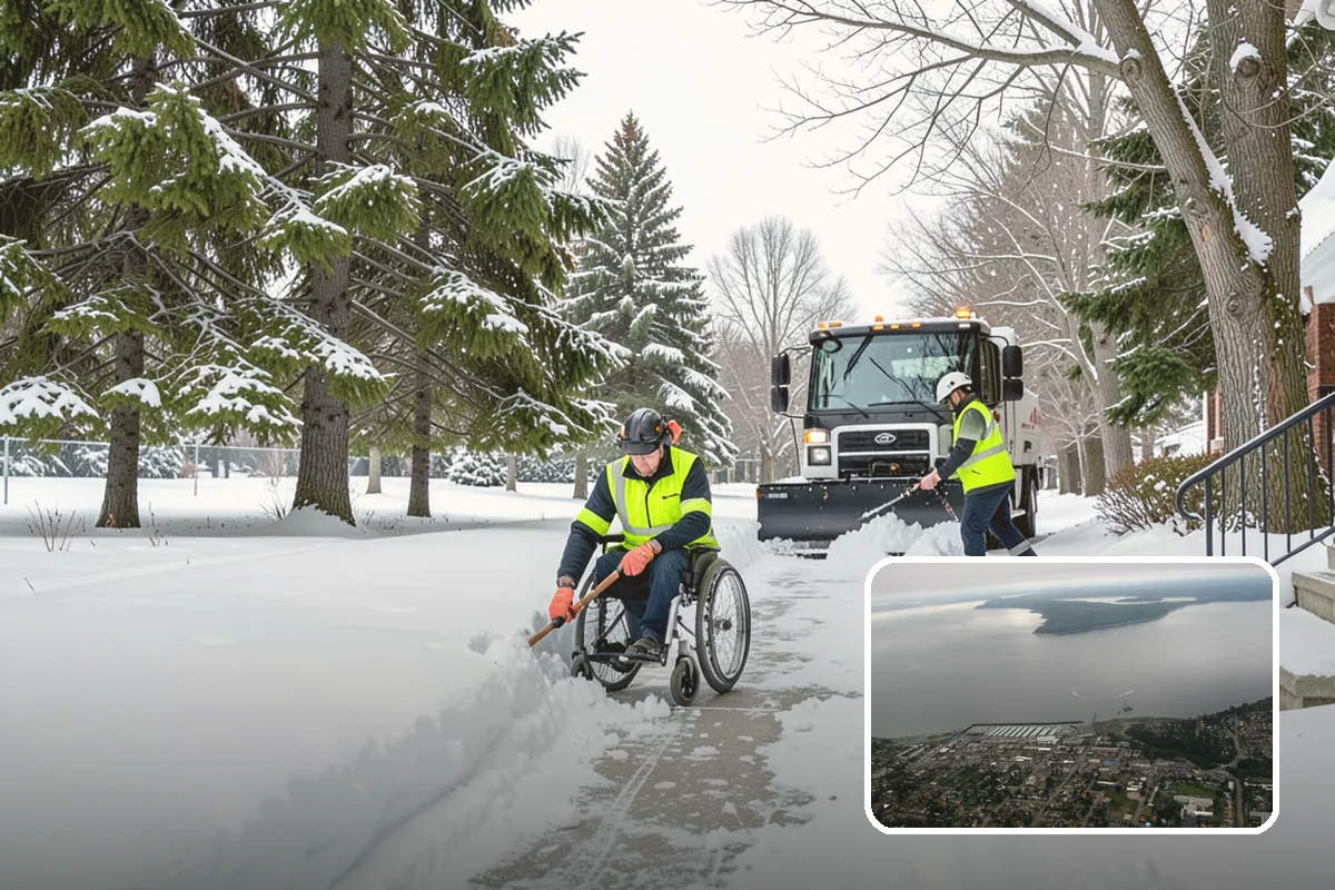 Townhome Snow Removal in Des Moines, King County, WA - Coordinates clearing across shared driveways and entries