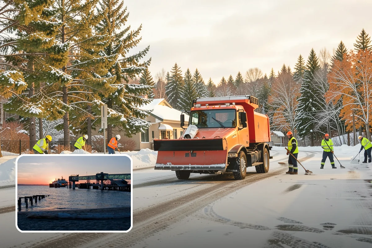 Townhome Snow Removal in Edmonds, Snohomish County, WA - Coordinates clearing across shared driveways and entries