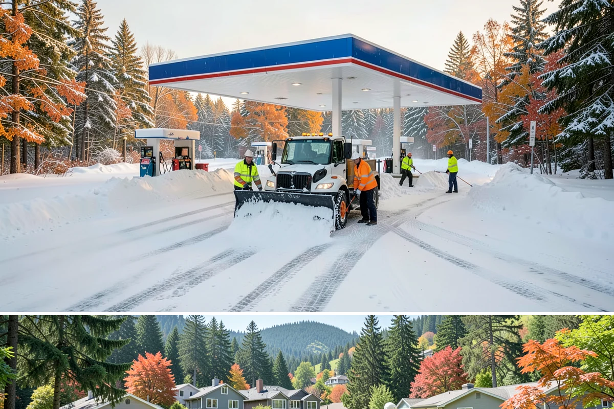 Townhome Snow Removal in Fircrest, Pierce County, WA - Townhome clusters need prompt clearing with each lowland snowfall and follow-up treatment through the freeze-thaw days that...