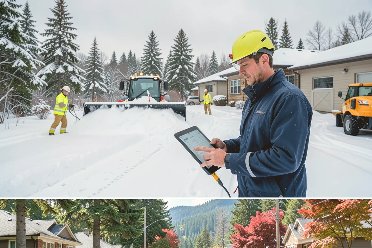 Townhome Snow Removal in Hunts Point, King County, WA - Townhome clusters need prompt clearing with each lowland snowfall and follow-up treatment through the freeze-thaw days that...