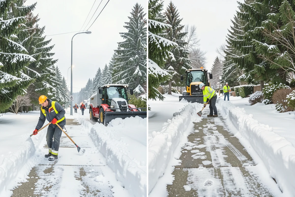 Townhome Snow Removal in Index, Snohomish County, WA - We map shared access, unit boundaries, and staging areas