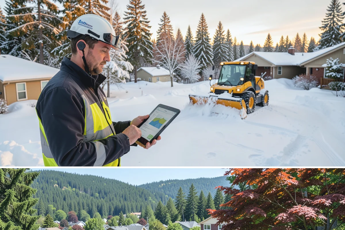 Townhome Snow Removal in Index, Snohomish County, WA - Townhome clusters need prompt clearing with each lowland snowfall and follow-up treatment through the freeze-thaw days that...