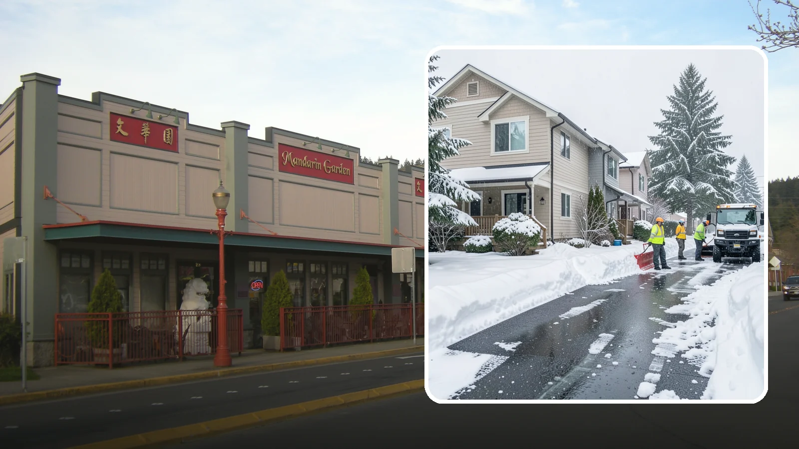 Townhome Snow Removal in Issaquah, King County, WA - We clear driveways, shared entries, and walkways for Western Washington townhomes where tight lots and shared access demand...